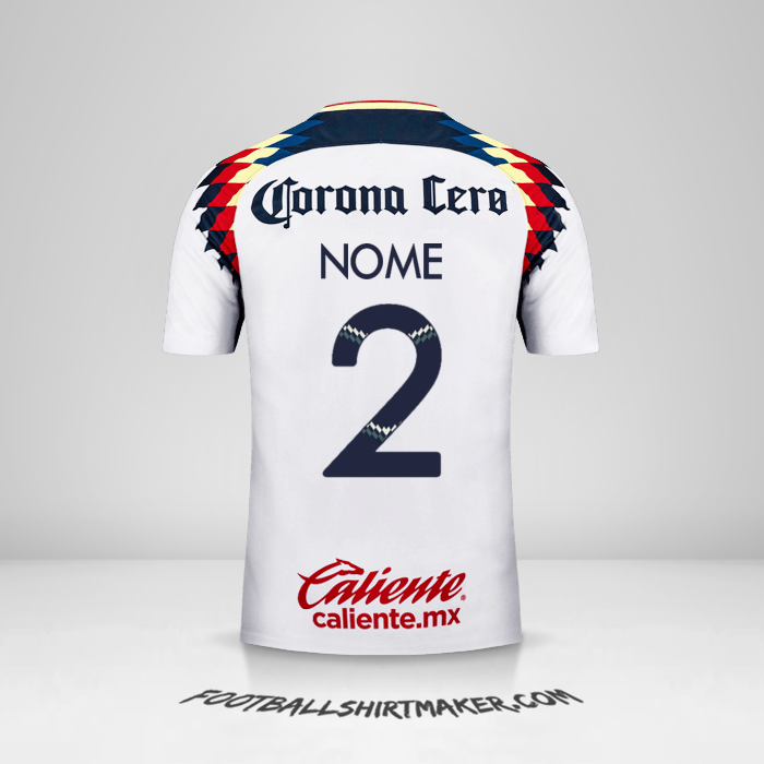 Maglia Club America 2017/18 Seconda -  nome - 2