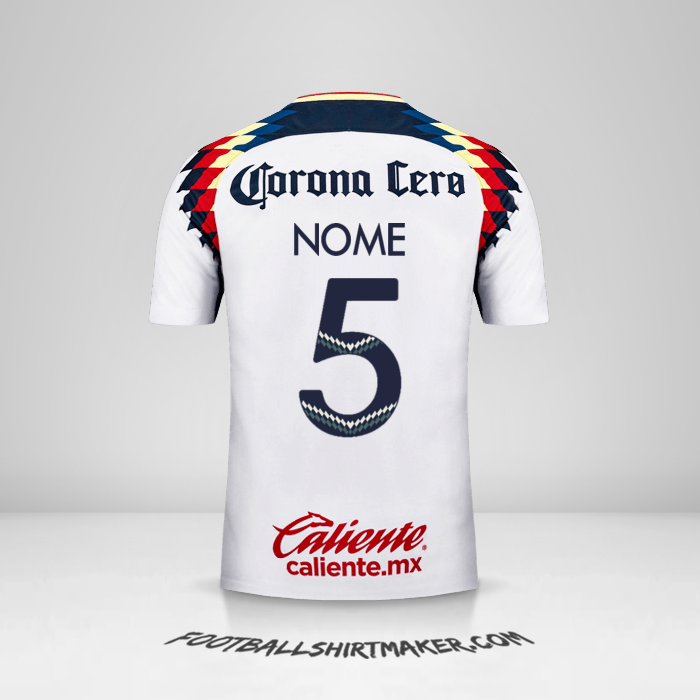 Maglia Club America 2017/18 Seconda -  nome - 5