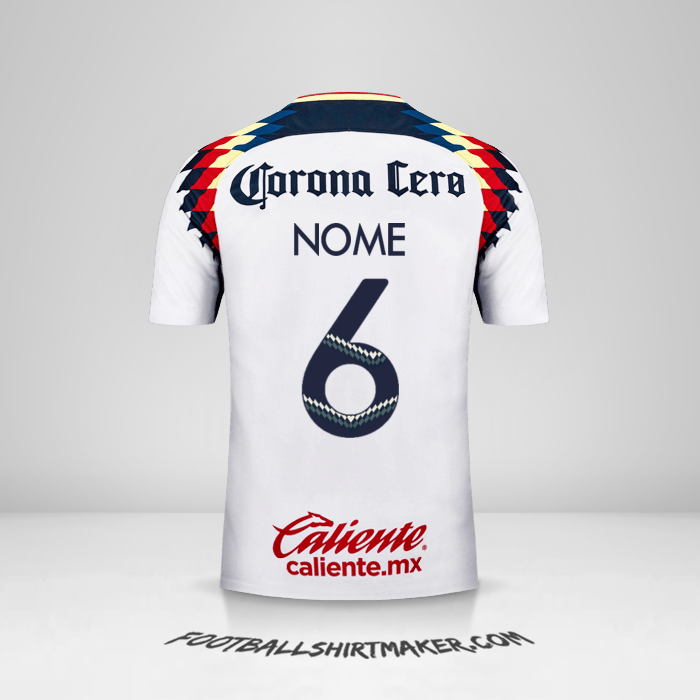 Maglia Club America 2017/18 Seconda -  nome - 6