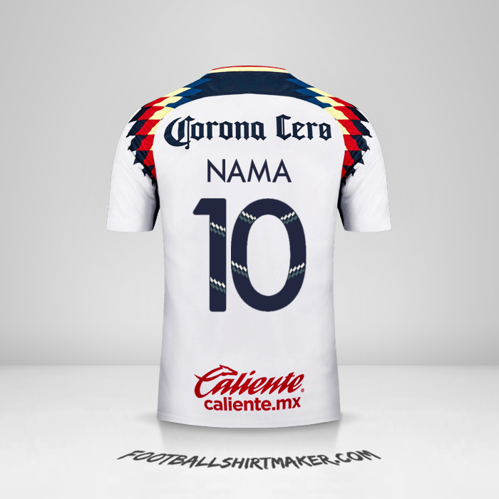 Jersey Club America 2017/18 Alternatif -  nama - 10