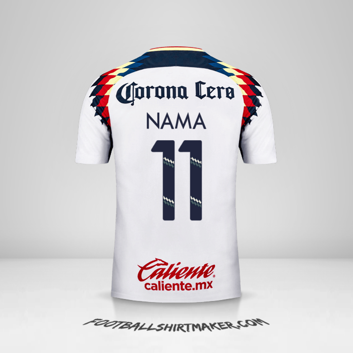 Jersey Club America 2017/18 Alternatif -  nama - 11