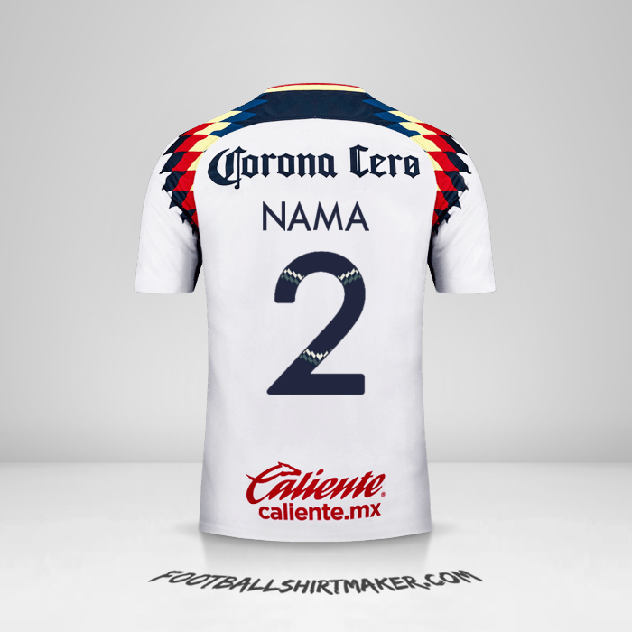 Jersey Club America 2017/18 Alternatif -  nama - 2
