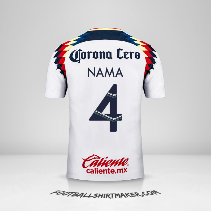 Jersey Club America 2017/18 Alternatif -  nama - 4
