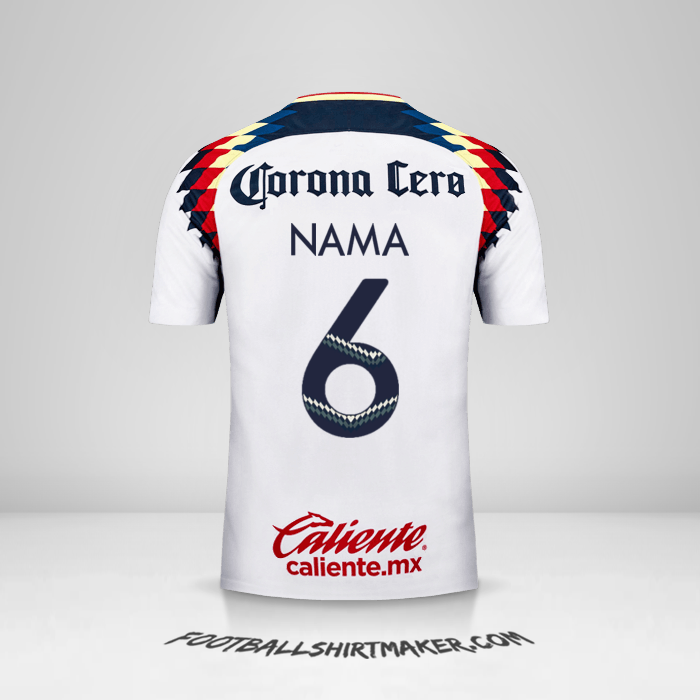 Jersey Club America 2017/18 Alternatif -  nama - 6
