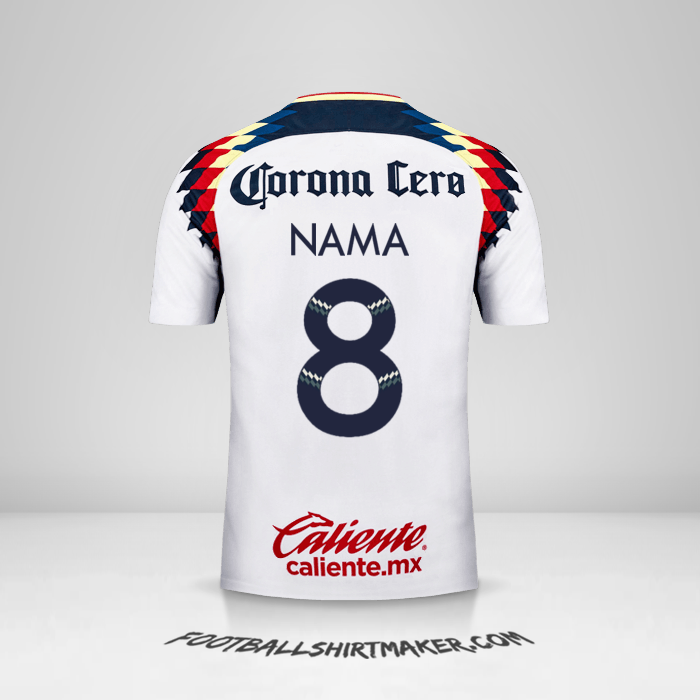 Jersey Club America 2017/18 Alternatif -  nama - 8