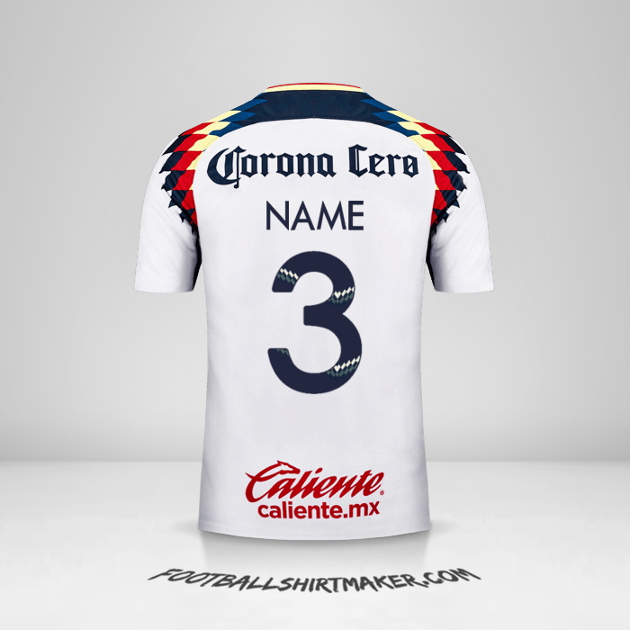Trikot Club America 2017/18 Auswärts -  name - 3