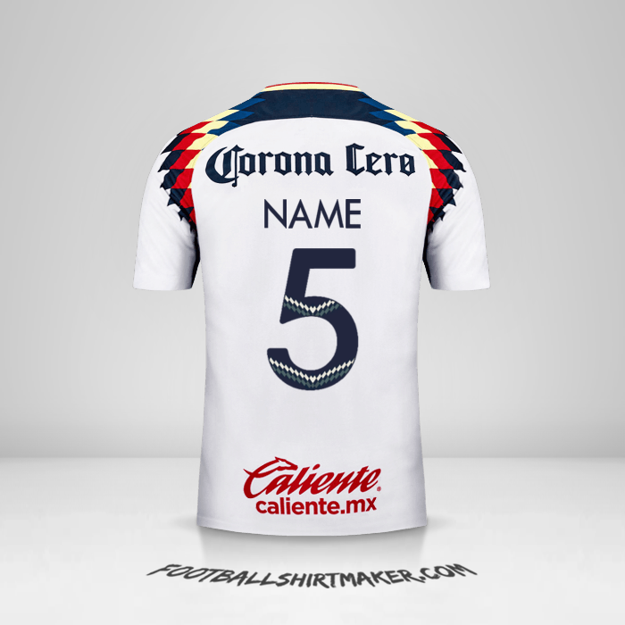 Trikot Club America 2017/18 Auswärts -  name - 5