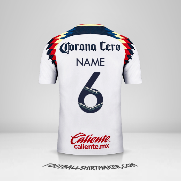 Trikot Club America 2017/18 Auswärts -  name - 6