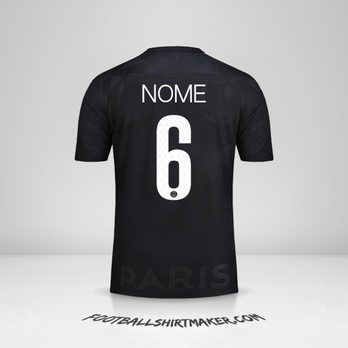 Maglia Paris Saint Germain Cup 2017/18 Terza -  nome - 6