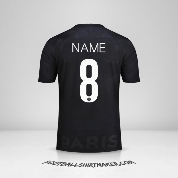 Shirt Paris Saint Germain Cup 2017/18 Third -  name - 8
