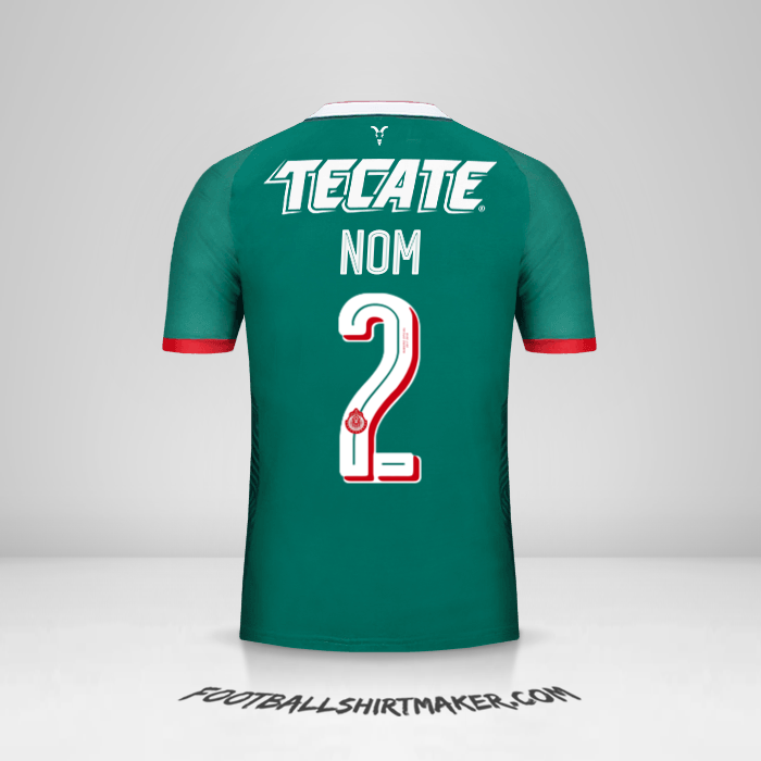 Maillot Guadalajara 2017/18 Troisième -  nom - 2