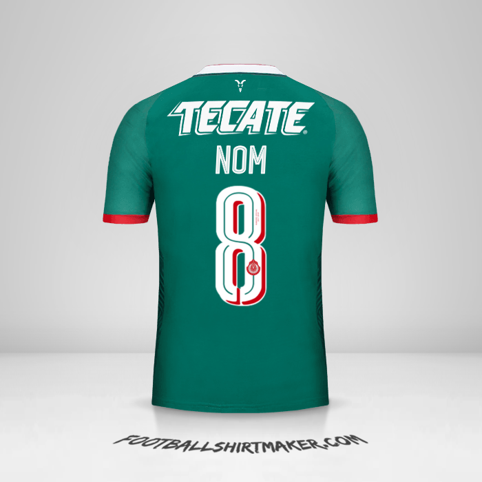 Maillot Guadalajara 2017/18 Troisième -  nom - 8