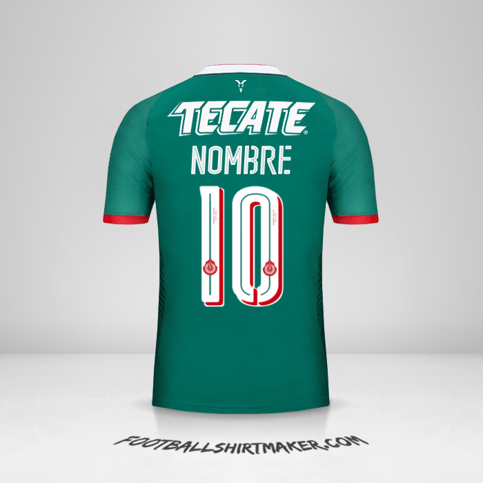 Jersey Guadalajara 2017/18 Tercera -  nombre - 10