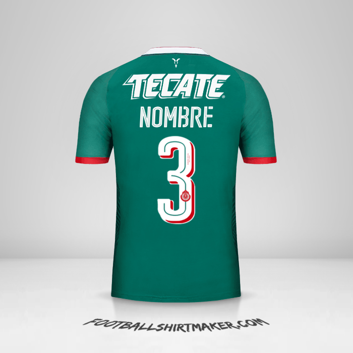 Jersey Guadalajara 2017/18 Tercera -  nombre - 3