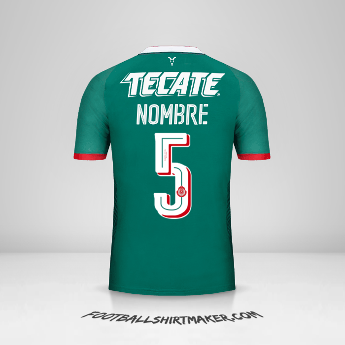 Jersey Guadalajara 2017/18 Tercera -  nombre - 5