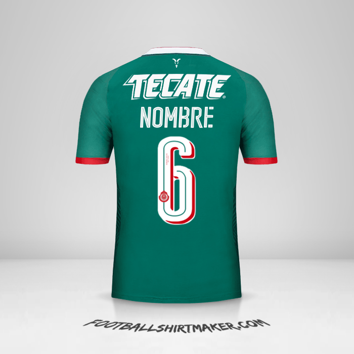Jersey Guadalajara 2017/18 Tercera -  nombre - 6