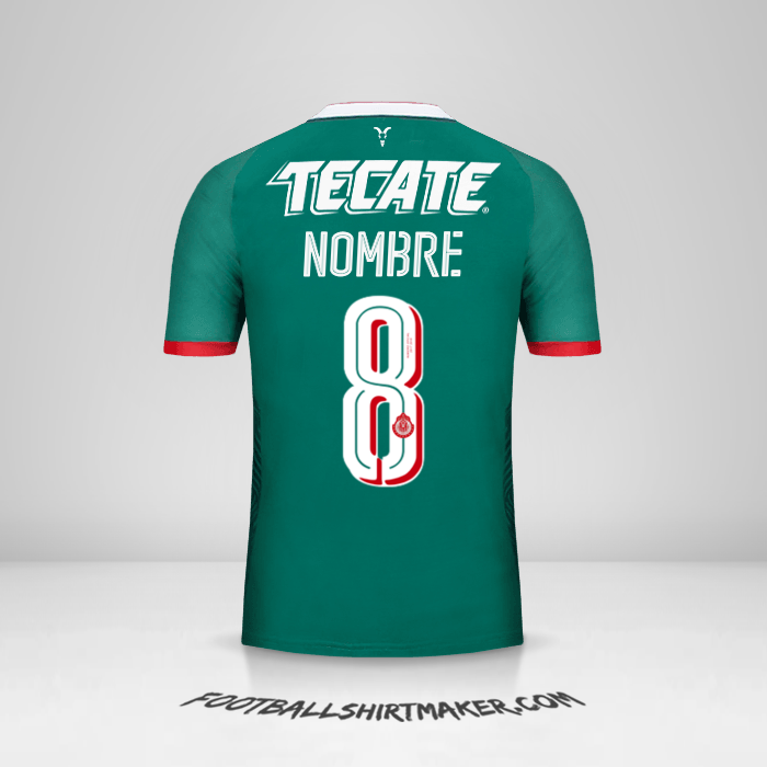 Camiseta Guadalajara 2017/18 Tercera -  nombre - 8