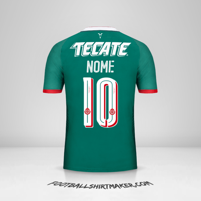 Camisa Guadalajara 2017/18 Terceira -  nome - 10