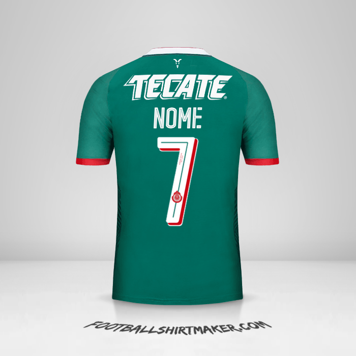 Camisa Guadalajara 2017/18 Terceira -  nome - 7