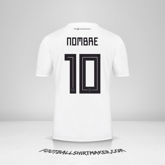 Jersey Alemania 2018 -  nombre - 10