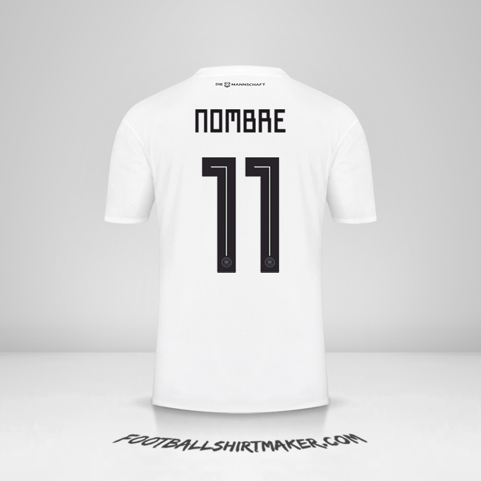 Jersey Alemania 2018 -  nombre - 11