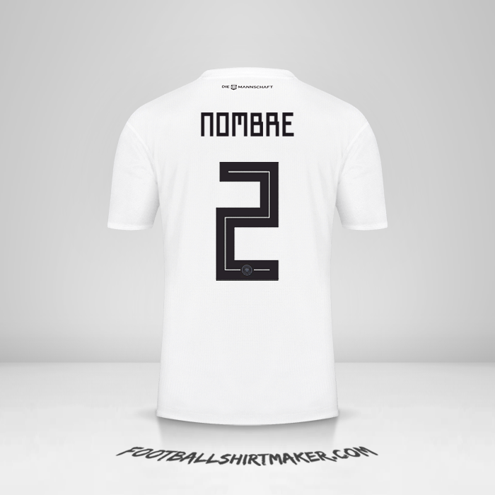 Camiseta Alemania 2018 -  nombre - 2
