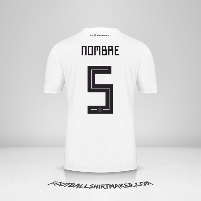 Jersey Alemania 2018 -  nombre - 5