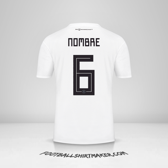 Jersey Alemania 2018 -  nombre - 6