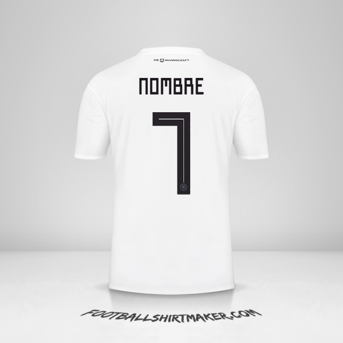 Jersey Alemania 2018 -  nombre - 7