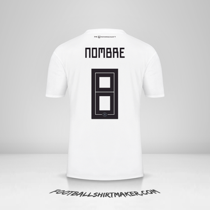 Jersey Alemania 2018 -  nombre - 8