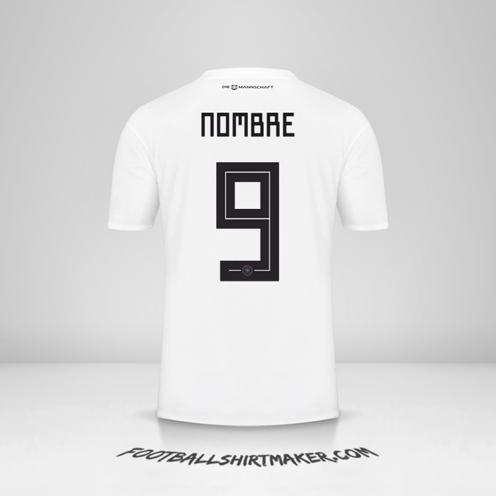 Jersey Alemania 2018 -  nombre - 9