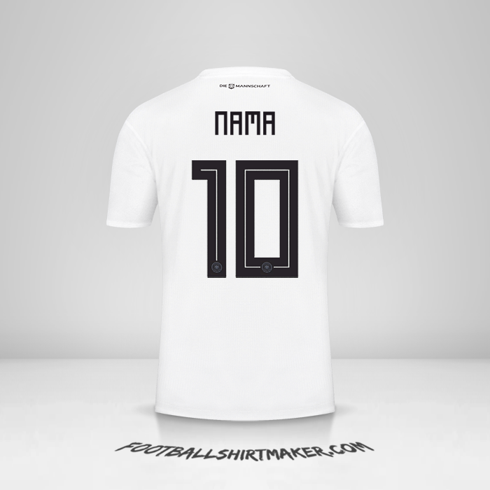 Jersey Jerman 2018 -  nama - 10