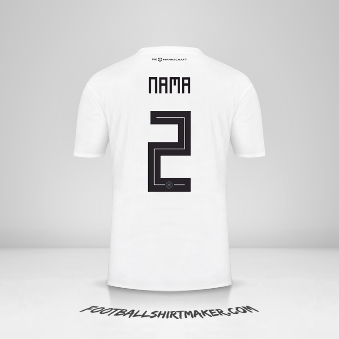 Jersey Jerman 2018 -  nama - 2