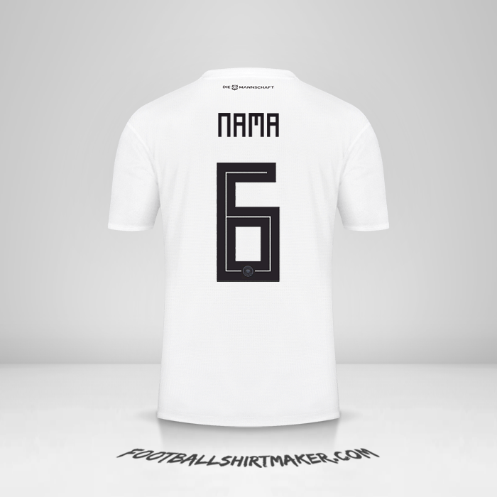 Jersey Jerman 2018 -  nama - 6
