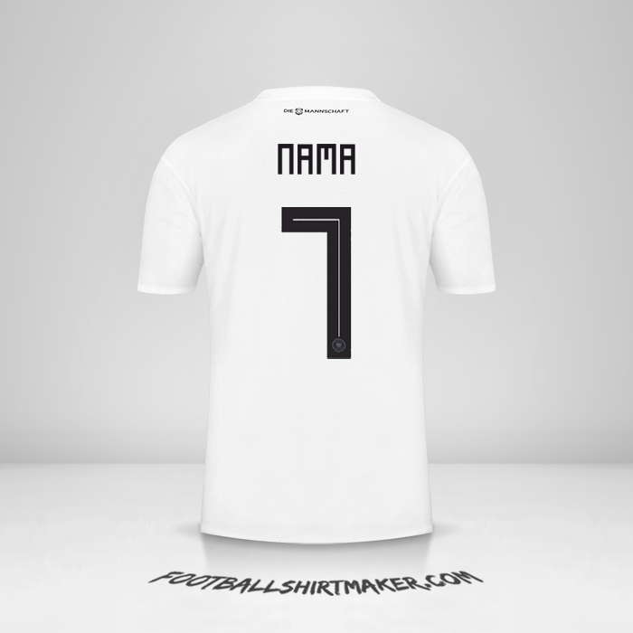 Jersey Jerman 2018 -  nama - 7