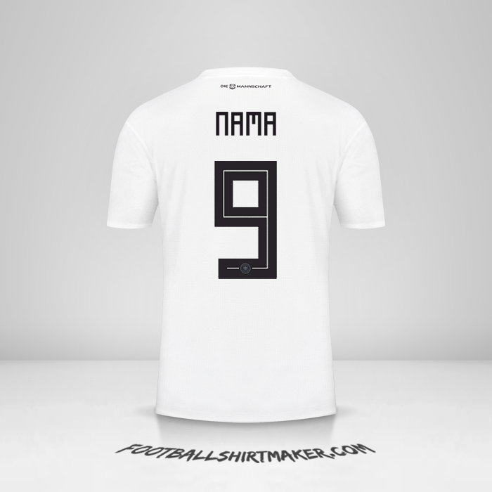 Jersey Jerman 2018 -  nama - 9