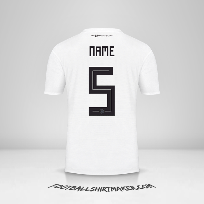 Shirt Germany 2018 -  name - 5