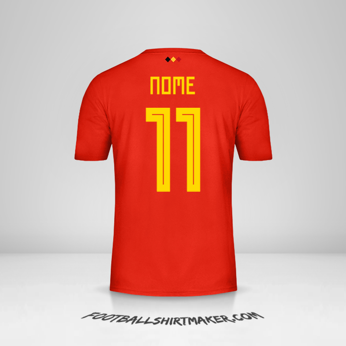 Maglia Belgio 2018 -  nome - 11