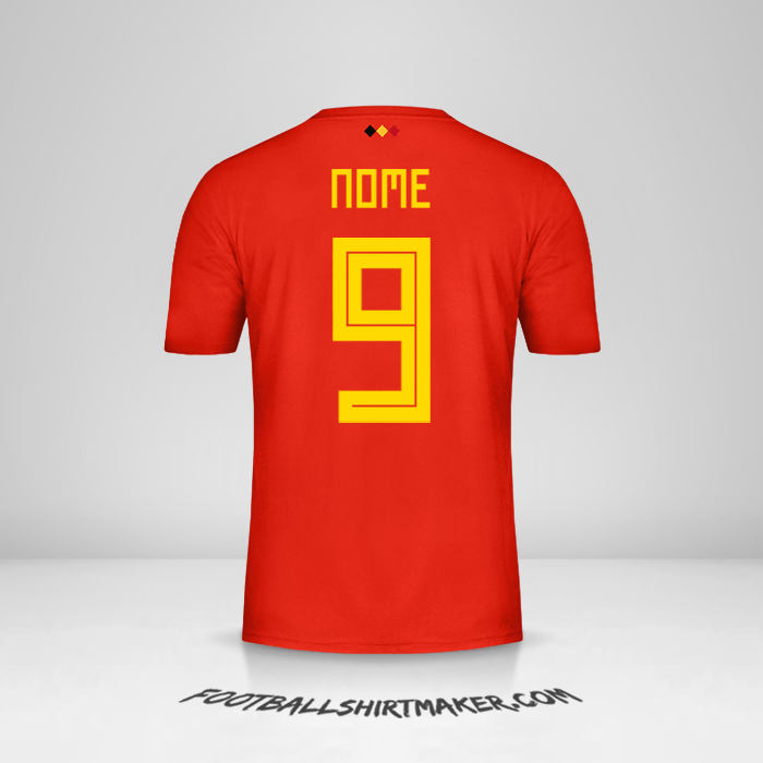 Maglia Belgio 2018 -  nome - 9