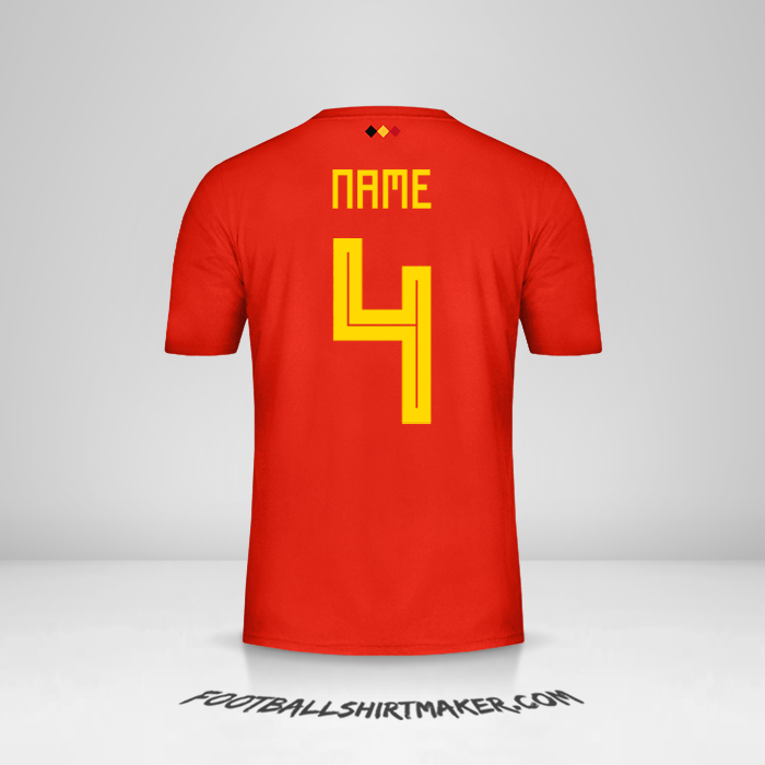 Jersey Belgium 2018 -  name - 4