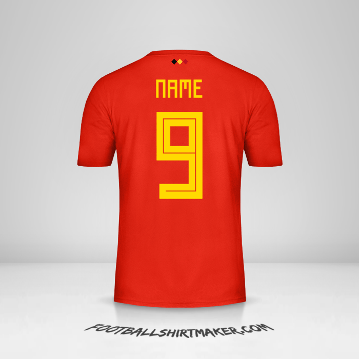 Jersey Belgium 2018 -  name - 9