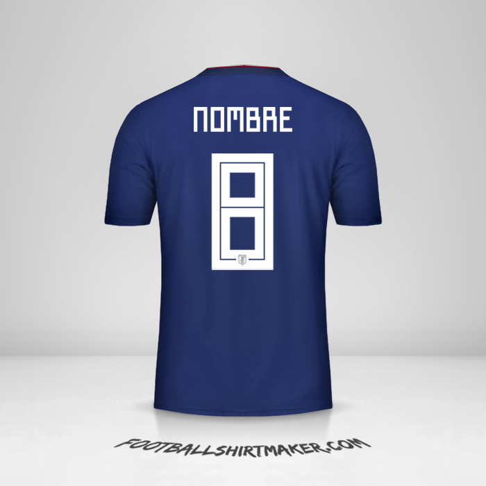 Jersey Japon 2018 -  nombre - 8