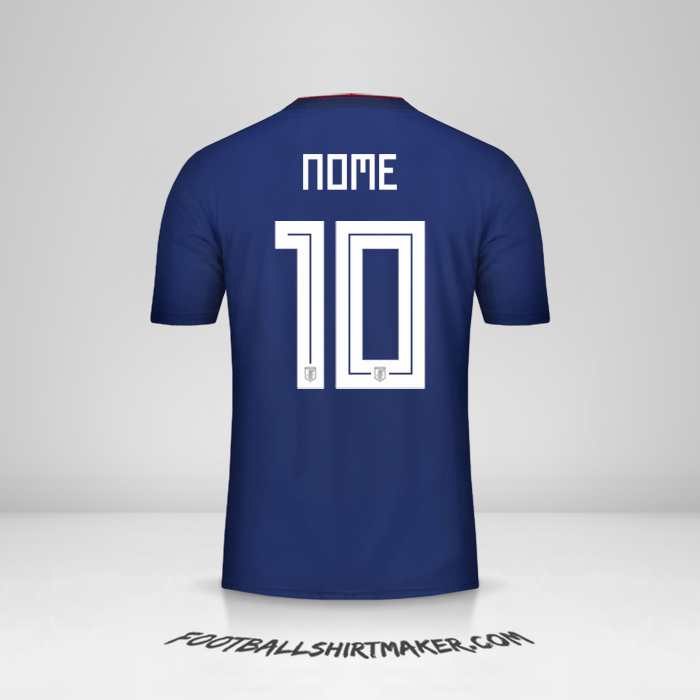 Camisa Japão 2018 -  nome - 10