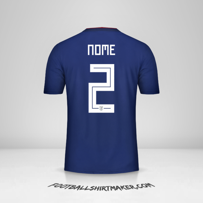 Maglia Giappone 2018 -  nome - 2
