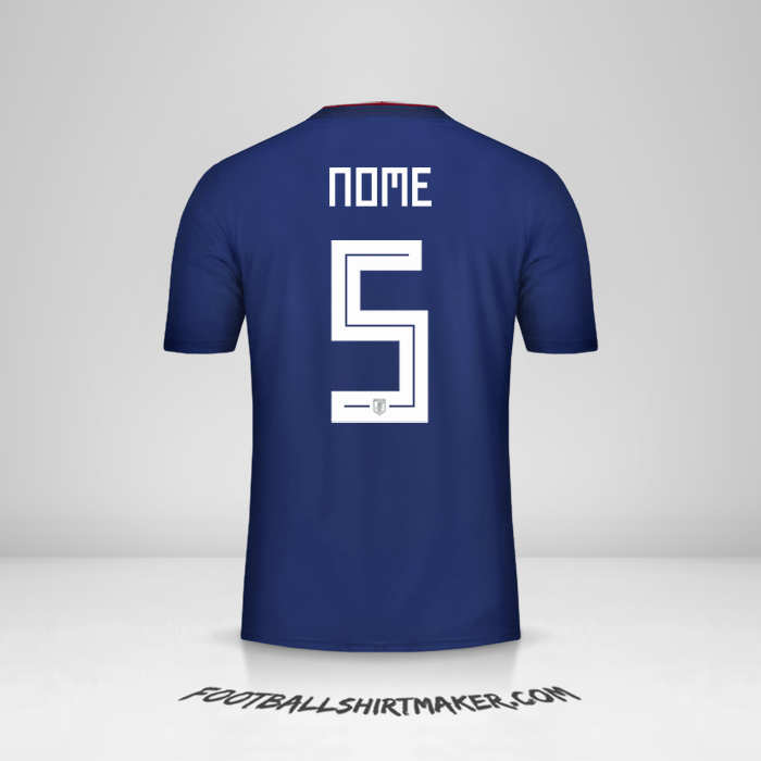 Maglia Giappone 2018 -  nome - 5