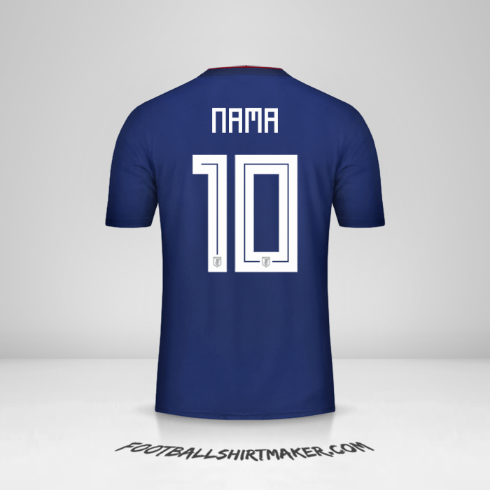 Jersey Jepang 2018 -  nama - 10