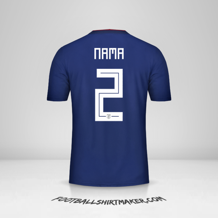 Jersey Jepang 2018 -  nama - 2