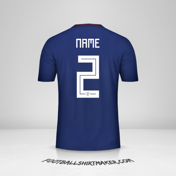 Shirt Japan 2018 -  name - 2