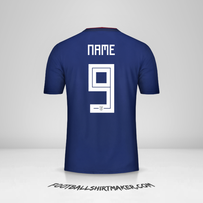 Jersey Japan 2018 -  name - 9