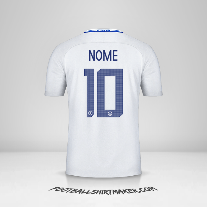 Maglia Chelsea Cup 2017/18 Seconda -  nome - 10